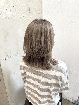 ヘアーワークショップ ジィージ 松戸店(Hair workshop Jieji) 白髪ぼかしハイライト