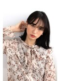 外はね切りっぱなしボブ