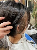 ロッソバイアルター 鎌取(ROSSO by aL-ter)&nbsp;【チェリーブラウン/モードヘア/束感ショート】千葉香奈