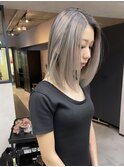 バレイヤージュ、ハイライト、ショコラアッシュ、グレージュ