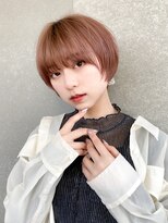 ロンド レグリーズ 立川(Lond leglise)&nbsp;ショート×顔周り×前髪×シルキーベージュ×グレージュカラー