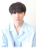 【 Ｉ. 】スーツ　短髪ツーブロック　束感　モテる黒髪　川口
