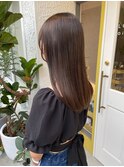 オフィスでも◯な艶髪カラー/Erika