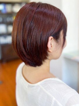 アークスヘアー 20代30代40代艶感ショートボブ透明感ナチュラルブラウン