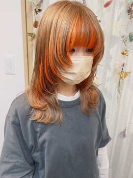 スタート(StarT) 【StarT】ロングウルフ・インナーオレンジ