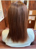 なめらかツヤツヤヘア/30代40代/セミロング/髪質改善