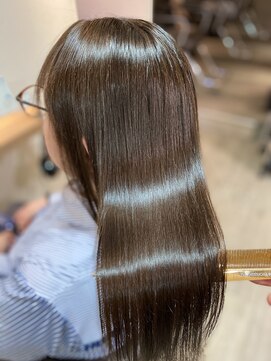 エレム 心斎橋(elem.) 【極み】最高級髪質改善[縮毛矯正]＋カット＋カラー