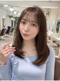 【フォルテ千鶴】レイヤーカット/韓国風/オリーブベージュ