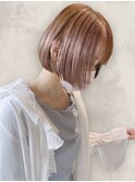 20代30代40代50代大人美人ショートボブアッシュピンクベージュ