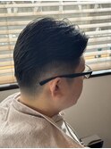 ツーブロック七三オールバック
