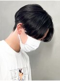 センターパートニュアンスパーマ韓国カルマパーマコンマヘア
