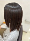 20代30代40代50代 縮毛矯正【SEASON+野入】レイヤーボブ2C