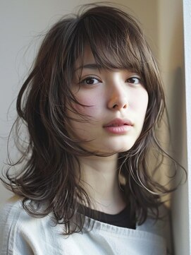 レヴ 草加店(LEV.) イメチェン　外ハネ　ボブ　美髪　ワイドバング　ブルーブラック