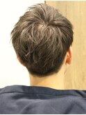 爽やかハーフアップショート