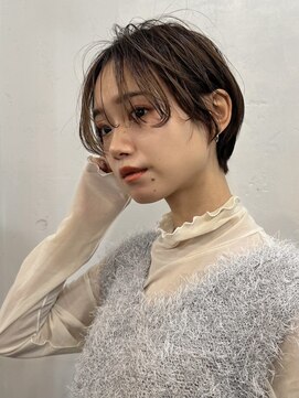 ファルベ(Farbe) くびれ アプリコットオレンジ 夏のヘアアレンジハイライトカラー