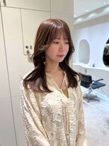 ノーレン 銀座(NOREN)&nbsp;くびれミディアム/くすみベージュ/顔まわりカット