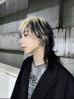 ホワイトグレージュ/デジタルパーマ/チェリーブラウン/渋谷
