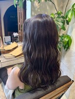ヘアリゾート粋 ティガ 池袋店(tiga) 透明感カラー/ダークブラウン/レイヤーロング