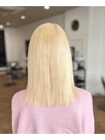 オーダイム(ou' dime) ショートブリーチケアブリーチハイライトレイヤーカット髪質改善