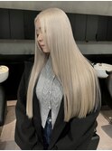 ホワイトミルクティー/心斎橋/ハイトーン/ブリーチ/髪質改善