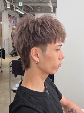 オーシャントーキョー 原宿(OCEAN TOKYO) ラベージュ×束感ショートウルフ