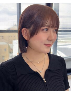 ビューナゴヤ 名駅(VIEW NAGOYA) ボブ/顔周り/切りっぱなしボブ