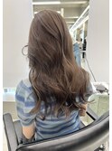 栄艶髪ロングヨシンモリオリーブベージュ