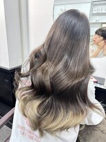 アオ(AO。)&nbsp;デザインカラー/ワイドバング/グラデーションカラー/レイヤー