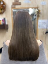 スムース(Smooth) マロンベージュ×美髪ストレート