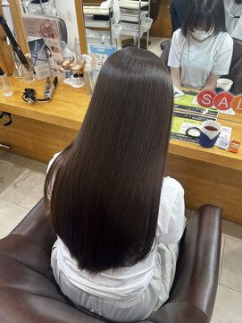 髪質改善ストレート