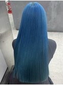 オーシャンブルー[新宿駅/ココアベージュ/クラゲヘアー]