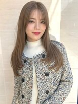 オーロ(ORO)&nbsp;小顔ハッシュレイヤーカット/アッシュミルクティーベージュ