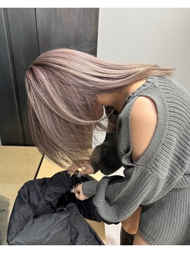 ウールトウキョウ(wool TOKYO) ミルクティーグレージュ[渋谷/髪質改善/姫カット/グレージュ]