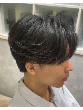 ベル 桑名(BHEL) 桑名メンズパーマニュアンスパーマフェザーパーマセンターパート