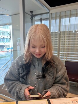 ソワンドゥ ブレス カルム 西中島店(soin de brace calme) ミルクティーベージュ×グラデーション