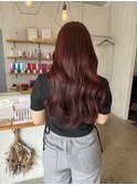ダブルカラーピンクラベンダー艶髪髪質改善レイヤー