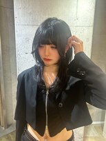 ヘアデザイン コレット ネオ 池袋(Hair Design Collet Neo)&nbsp;ハイレイヤー×髪質改善カラー　【ブルーブラック】