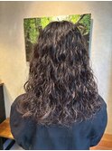 黒髪ボブルフネビージュ小顔ヘアワンレン