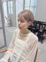 モリオフロムロンドン 大宮店(morio from London) 【坪井】ケアブリーチ ×ミルクティーベージュ