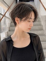 トリッカ 銀座(tricca)&nbsp;ハンサムショート/ショートレイヤー/ダークブラウン丸みショート