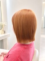 セブンルックス モカ 宇都宮鶴田店(7LOOKS mocha) ブリーチあり!オレンジベージュ