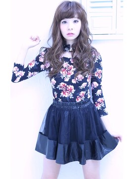 フロール(florun) 【ロング】フェミニンドールカール