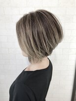 アルマヘア(Alma hair)&nbsp;ショートボブ★３Dハイライトカラー【Alma】アッシュブラウン