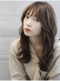THE  OSCAR <ゆるふわ オリーブアッシュカラー>