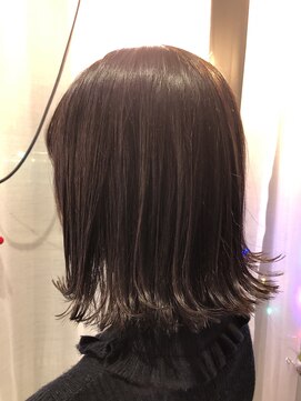 ロンドアベニール 北千住(Lond avenir) namie お客様スタイル×切りっぱなしボブ