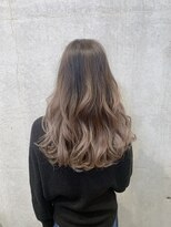 オーク たまプラーザ(OAK)&nbsp;シフォンピンク×グレージュ グラデーション　デザインカラー♪