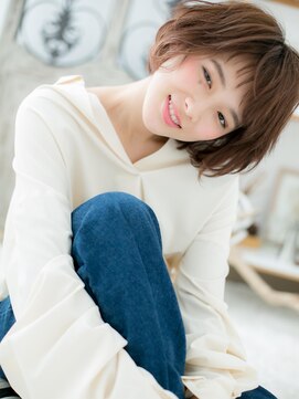 モッズヘア 越谷(mod's hair) くせ毛風アシンメトリーネオウルフショートg越谷20代30代40代!