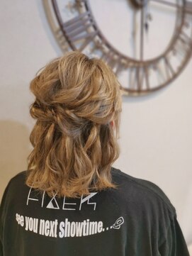 ヘアセットサロン ミント(Hair set salon MINT) ミディアムハーフアップ