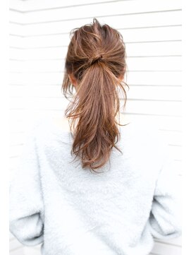 ウィーブス セタガヤ(weaves -SETAGAYA-) ポニーテール × ゆるふわ　[weaves -SETAGAYA-]