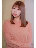 さら艶☆ワンレンオレンジベージュ